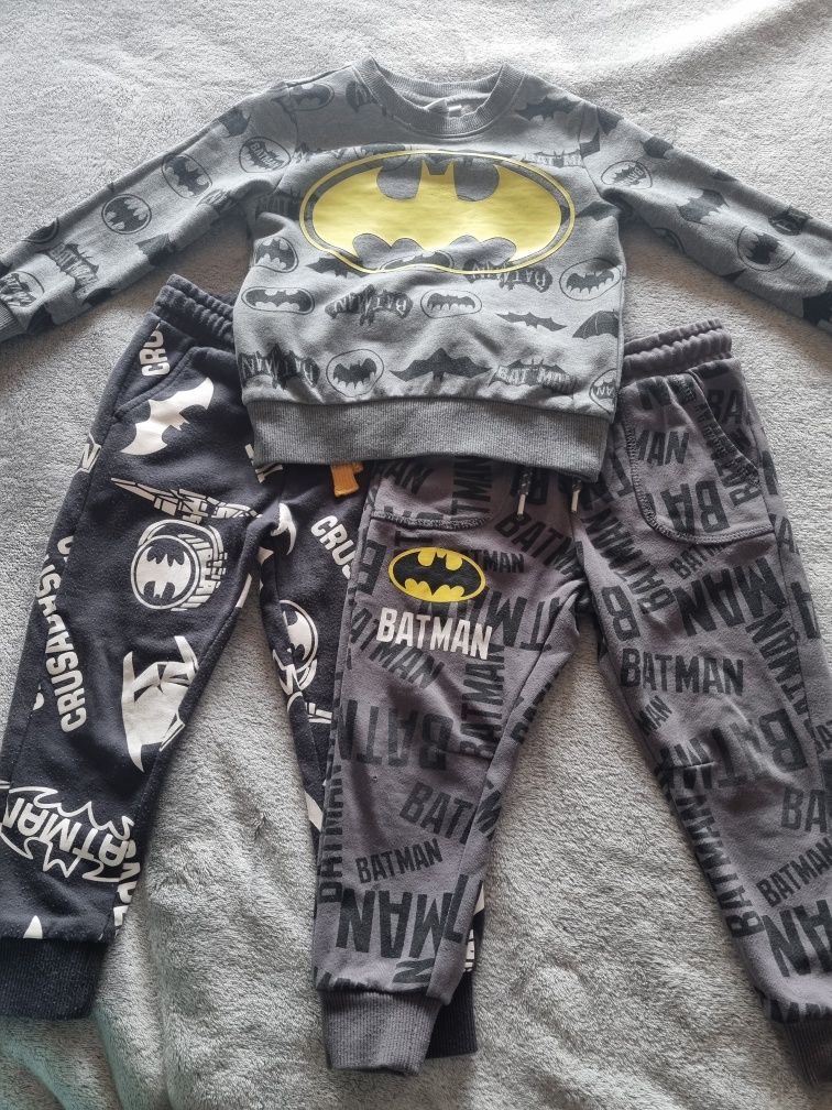 Bluza + 2szt spodni Batman 98