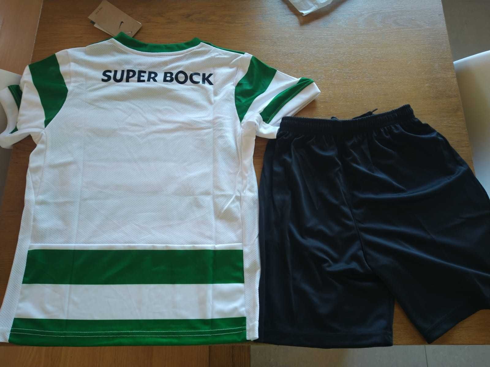 Conjunto criança futebol Sporting nova época 25/26