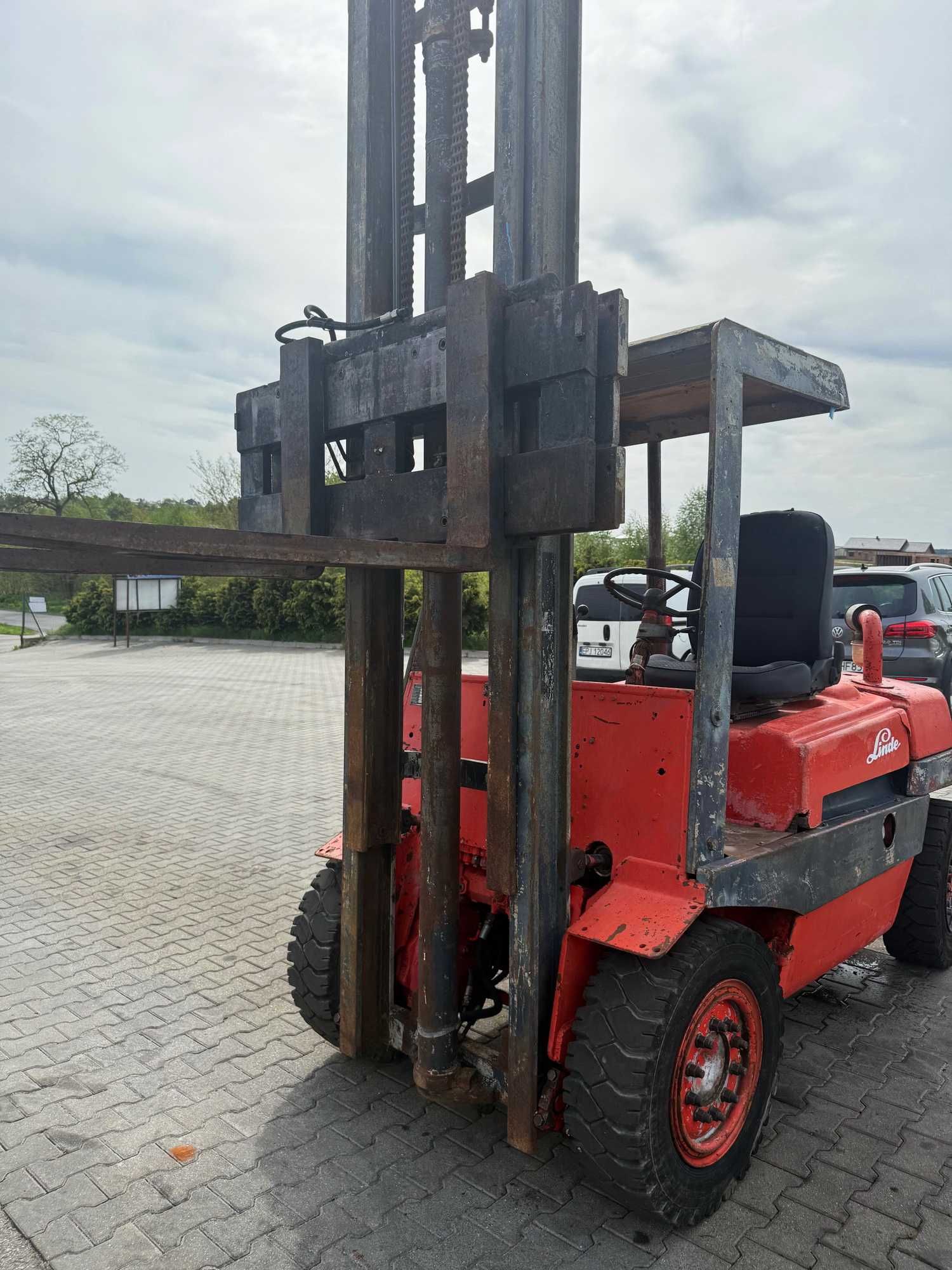 wózek widłowy LINDE H40D DEUTZ diesel 4000kg wys. 5.0m przesuw 5410mtg