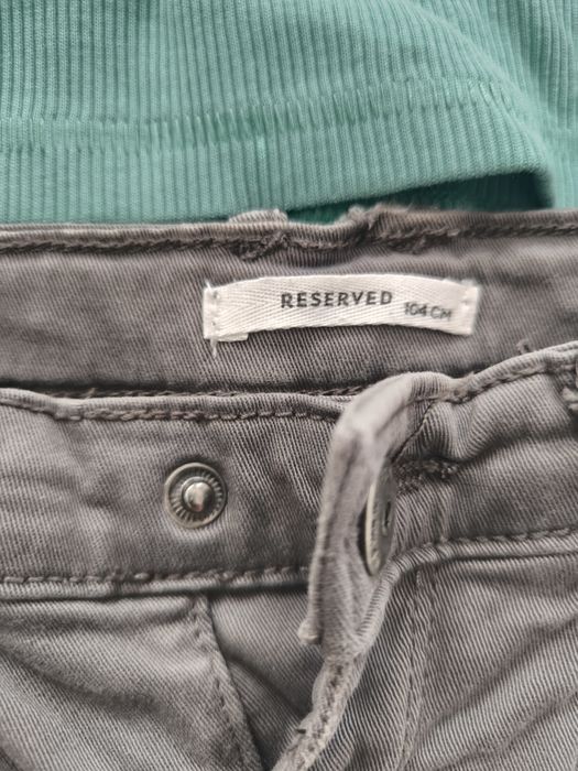Nowa bluzka + używane spodnie Reserved 104