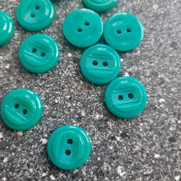 Guziki plastikowe turkus 160 szt