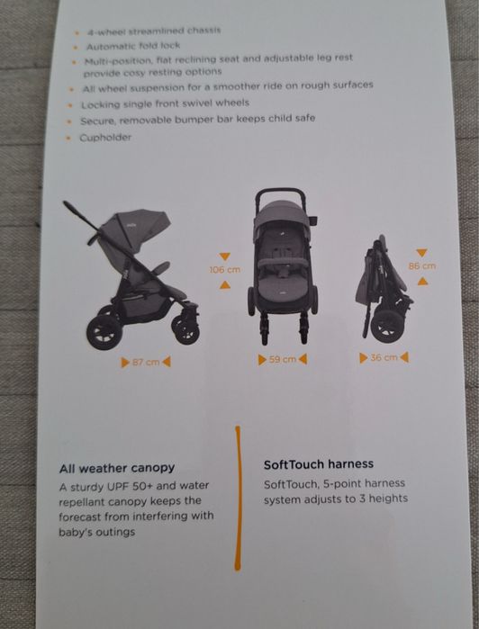 Carrinho de bebé Joie Litetrax 4DLX