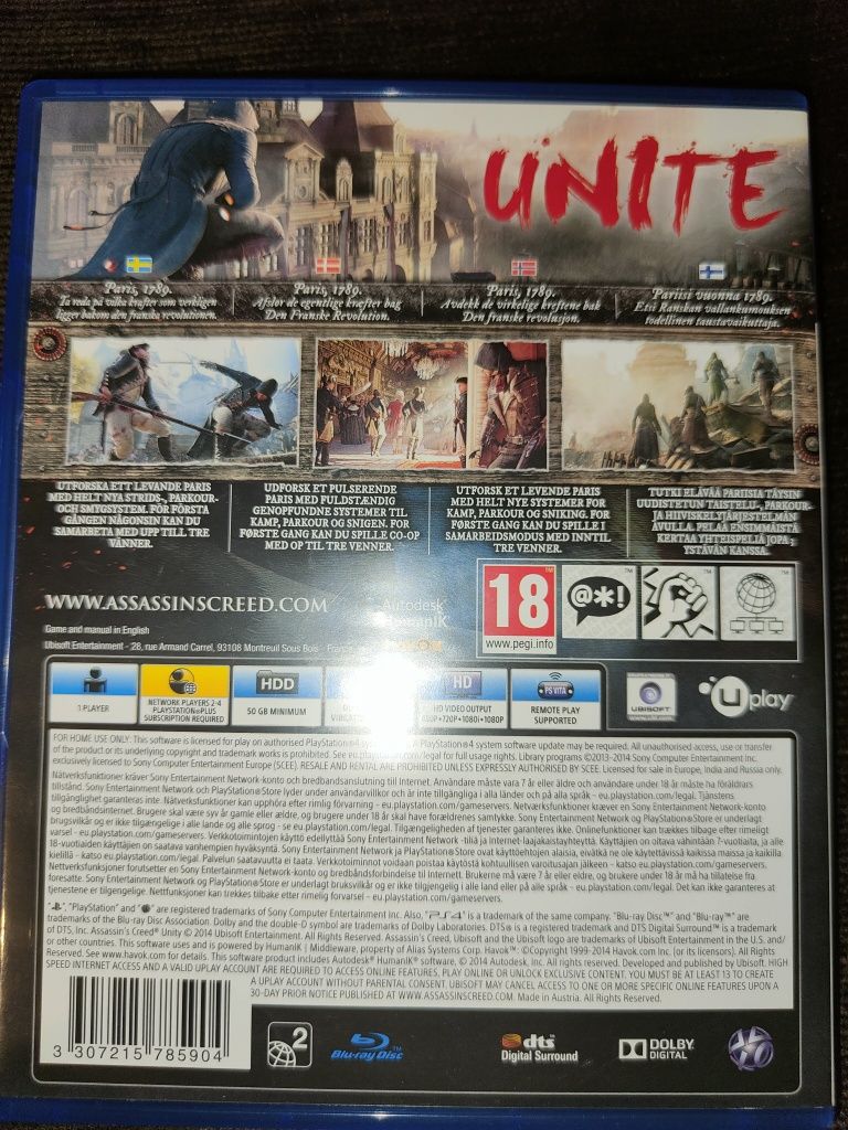 Assassin's Creed Unity PS4