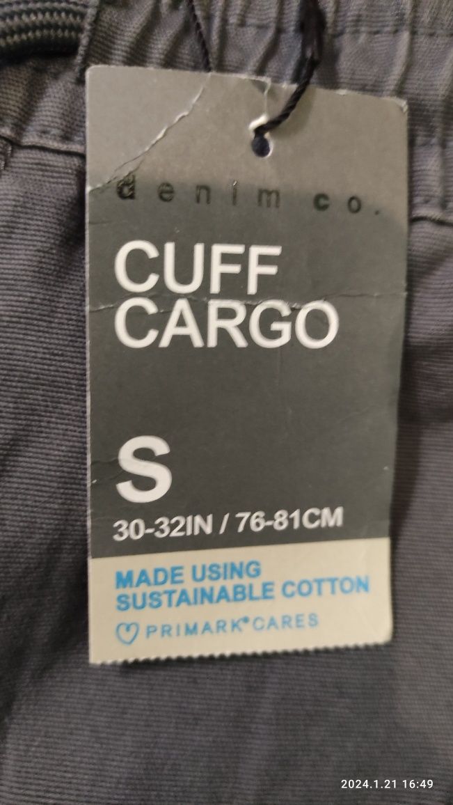 Штани denim co. cuff cargo !НОВІ!