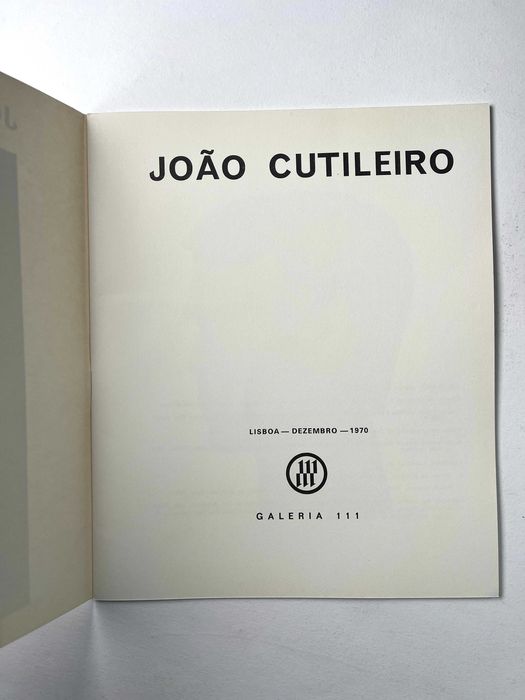 João Cutileiro Galeria 111 de 1970 Catálogo da Exposição