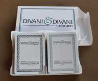 Dois Baralhos de cartas Divani&Divani - Novos