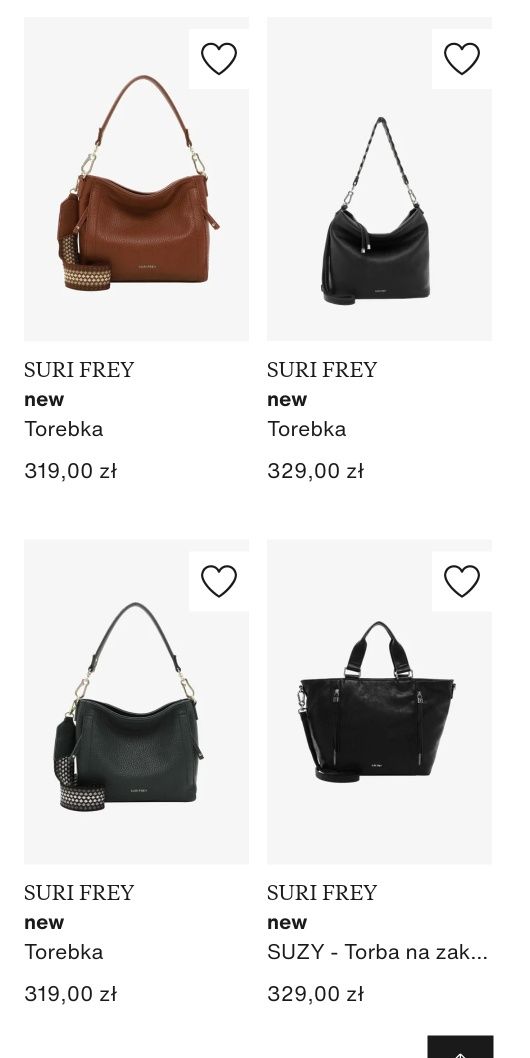 Suri Frey torebka damska brąz