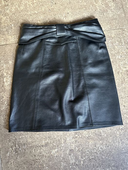 Спідниця шкіряна Balmain