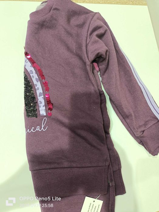 Bluza ocieplana dla dziewczynki