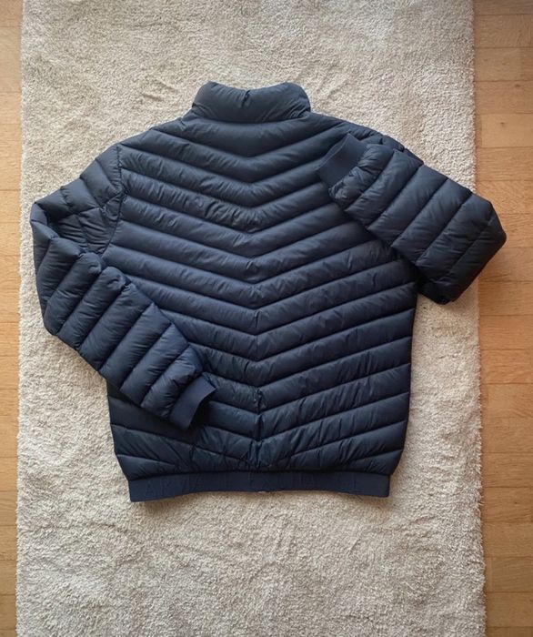 Double-faced padded jacket with zip Armani exchange