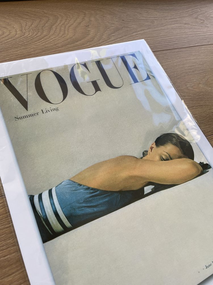 Ilustraçao revista vogue vintage A3