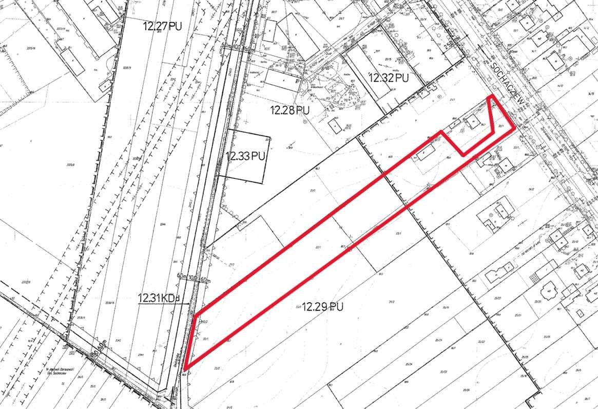 Działka przemysłowo-usługowa Sochaczew 10 471 m2