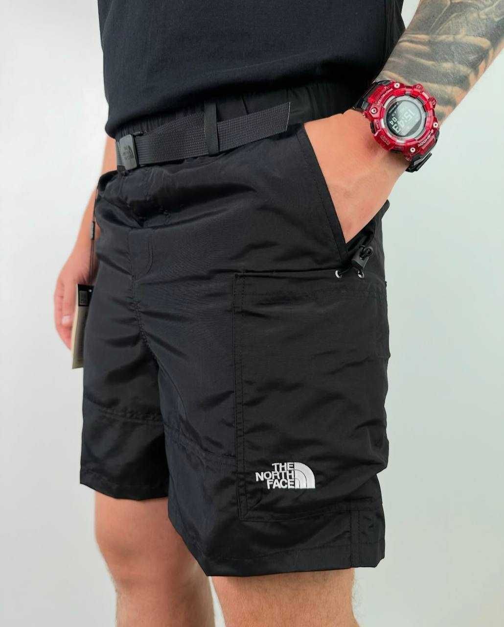 Шорти Cargo TNF, карго шорти, шорти the north face, шорти з ремінцем