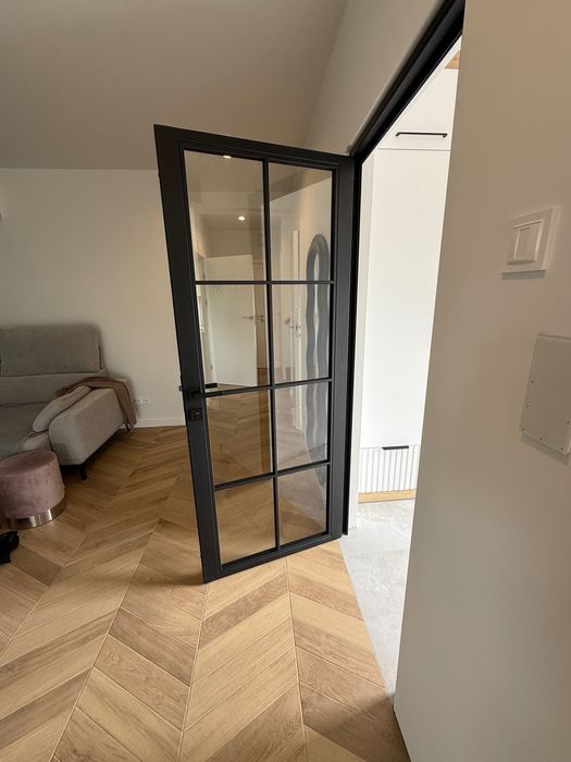 Drzwi LOFT, Loft, Drzwi wiatrołap - pod wymiar, stalowe, ścianka