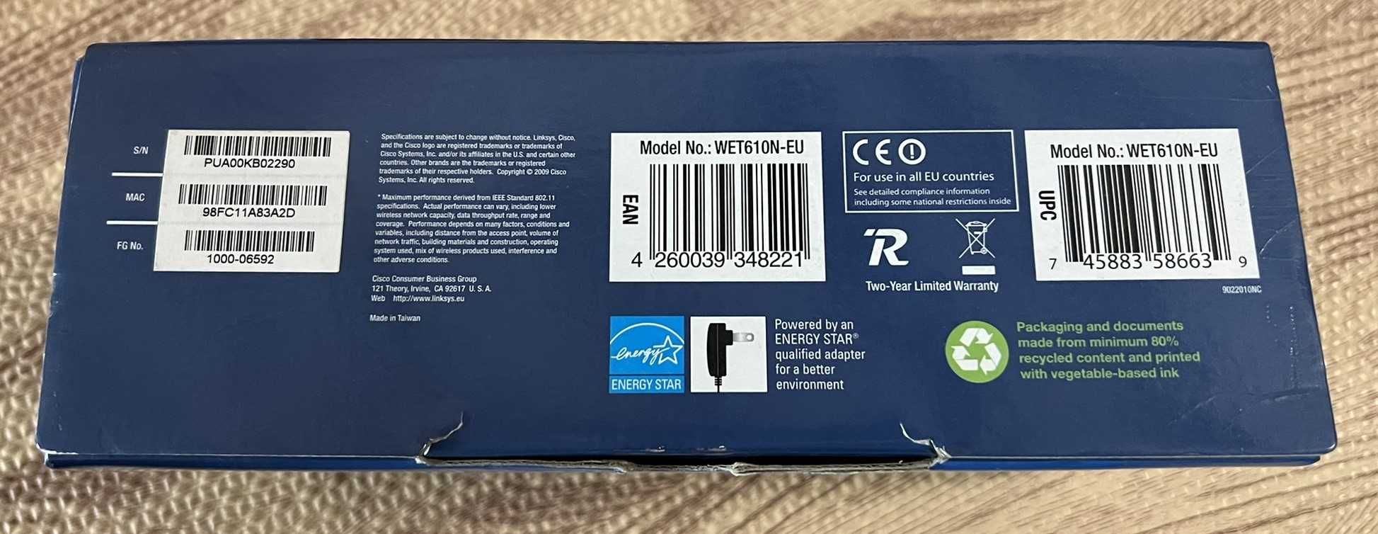 Linksys Ethernet Bridge