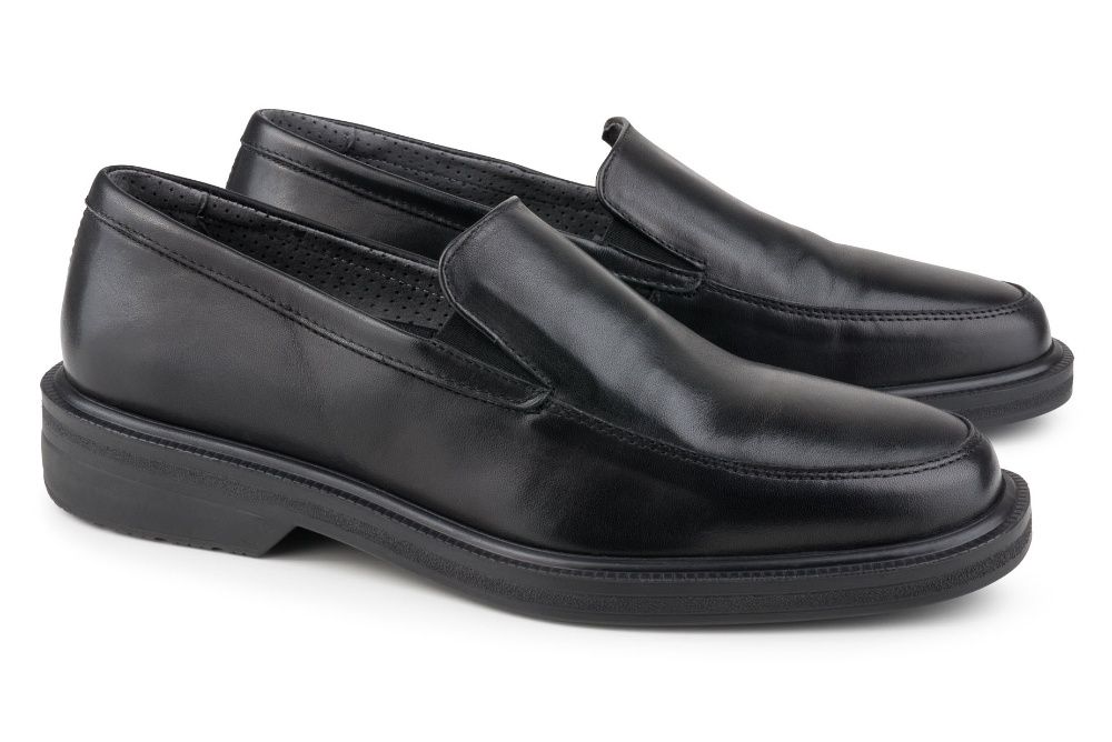Sapatos Novos! Modelo Smart Walker Slip On, cor: Preto (airline shoes)