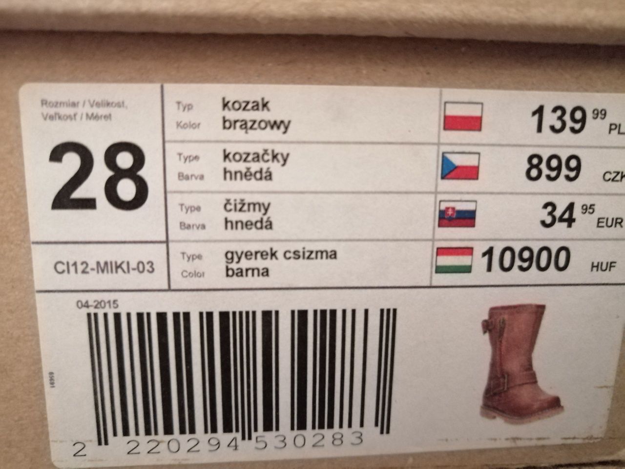 Kozaczki dziewczece Lasocki, rozm. 28