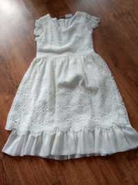 Sukienka biała  140-146