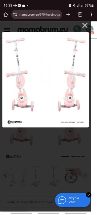 Jeździk 3w1  mamabrum  hulajnoga balansowa