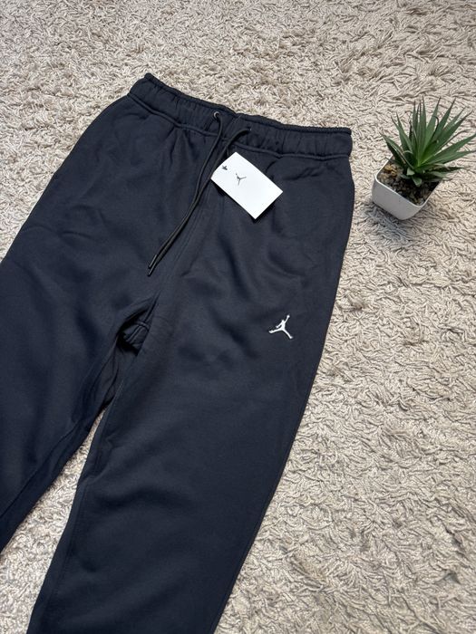 Штани Nike Jordan чорні на флісі чоловічі | Спортивні