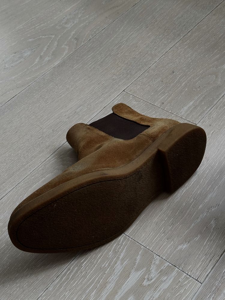Buty męskie Kazar półbuty botki sztyblety jesień zima zamsz