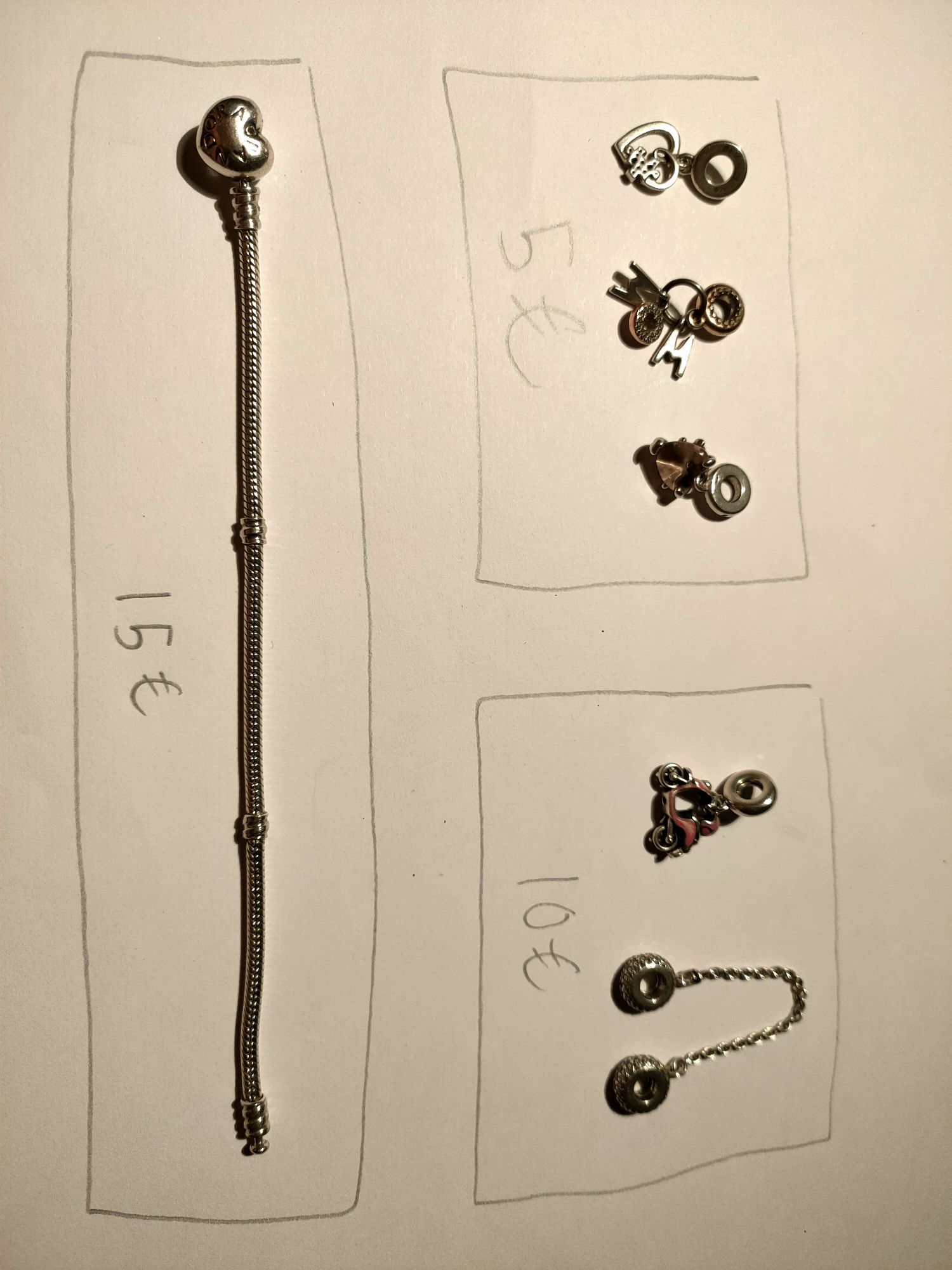 Pulseira pandora 16cm
