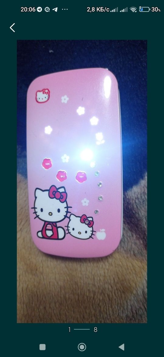 Телефон Hello Kitty раскладушка детский