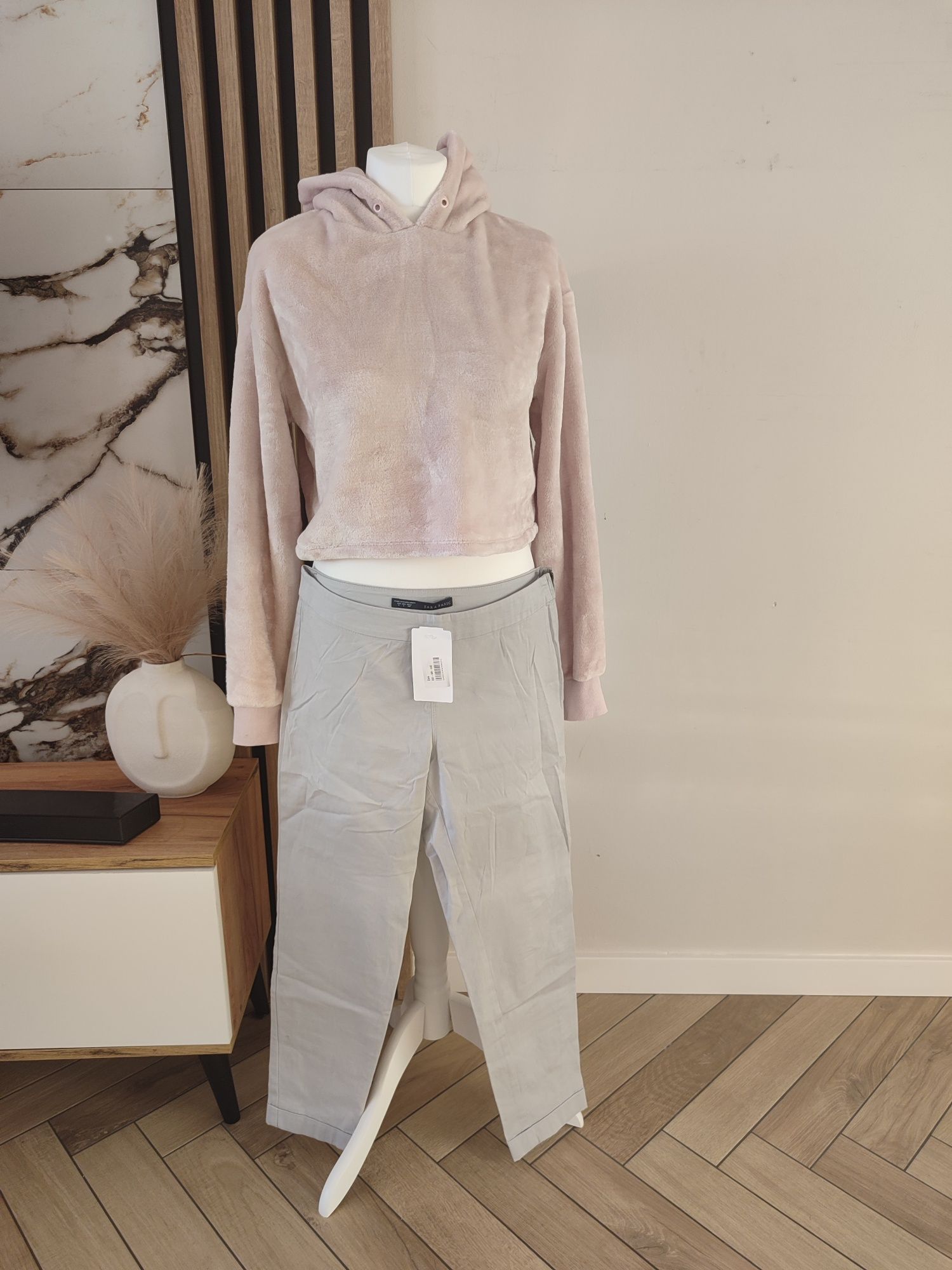 Spodnie Zara Basic  eleganckie 38 L z metką nowe