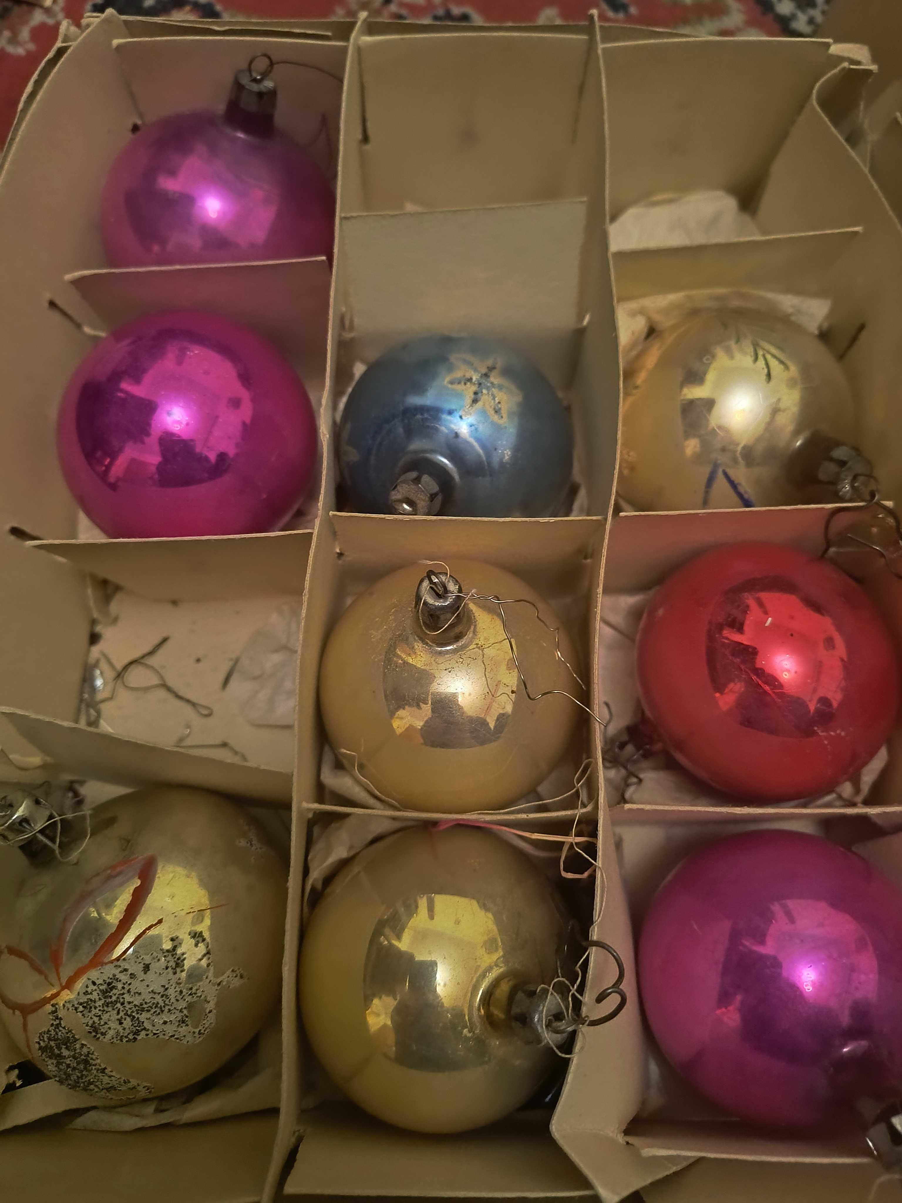 Bombki i ozdoby świąteczne - PRL