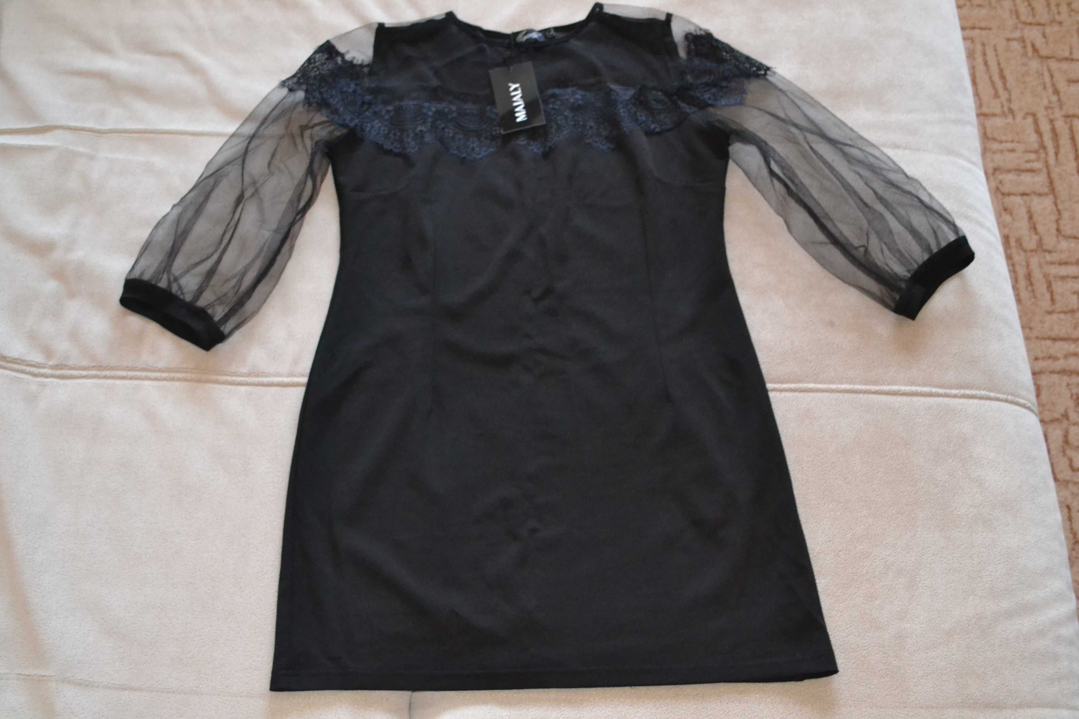 Идеальное маленькое черное платье ST Seventeen Новое 46