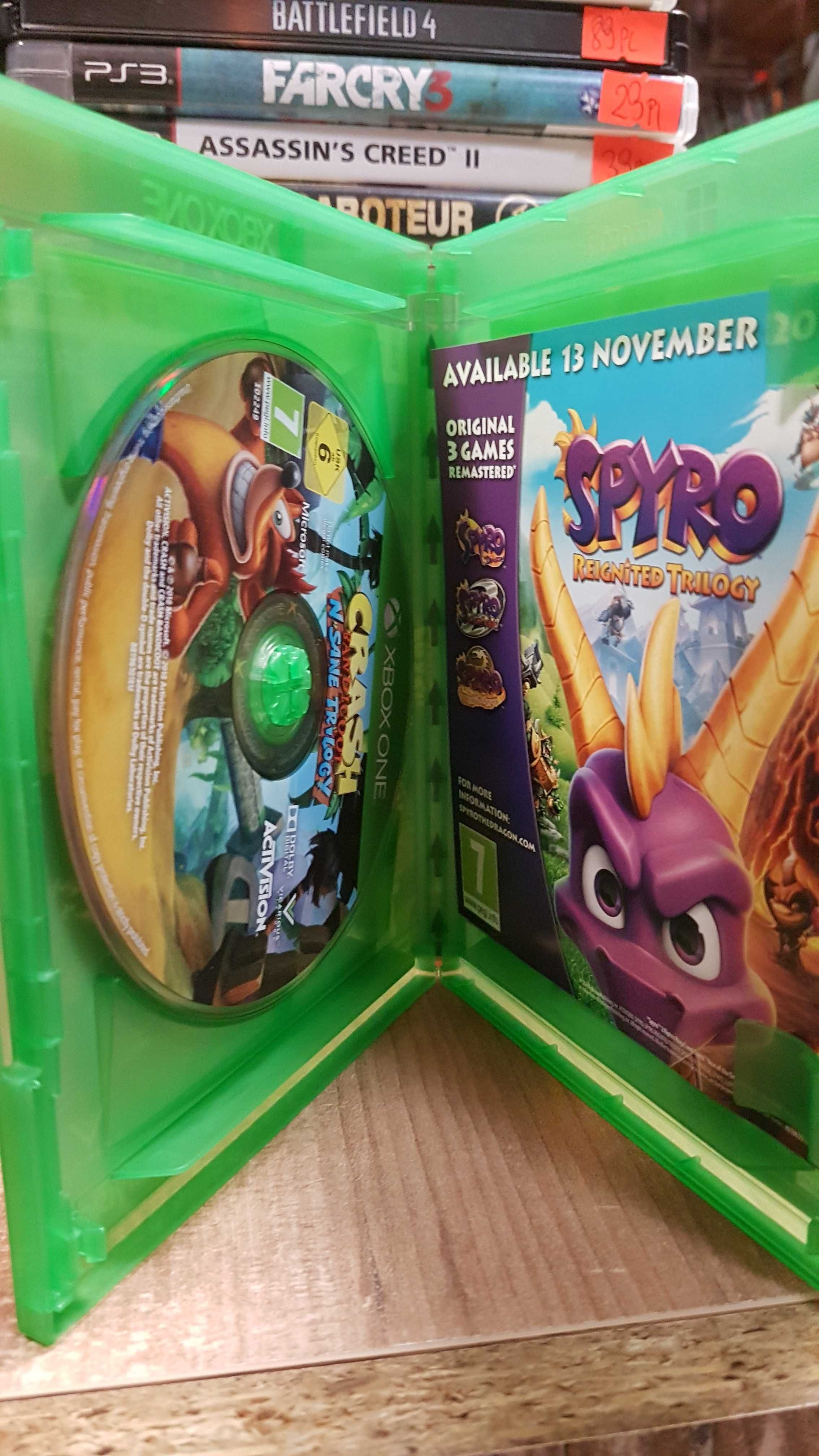 Crash Bandicoot N. Sane Trilogy XBOX ONE Sklep Wysyłka Wymiana