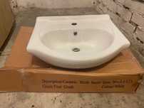 Nowa ceramiczna umywalka łazienkowa deftrans 50x42