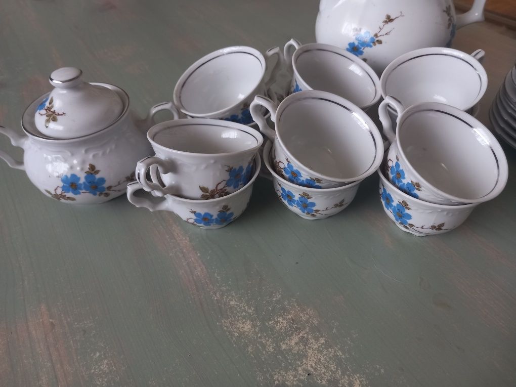 Porcelana Karolina zestaw kawowy 12 elementów