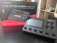 AVerMedia Live Streamer AX310 Misturador de áudio, ecrã táctil IPS