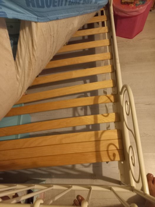 IKEA MINNEN łóżko rozsuwane łóżko dziecięce
