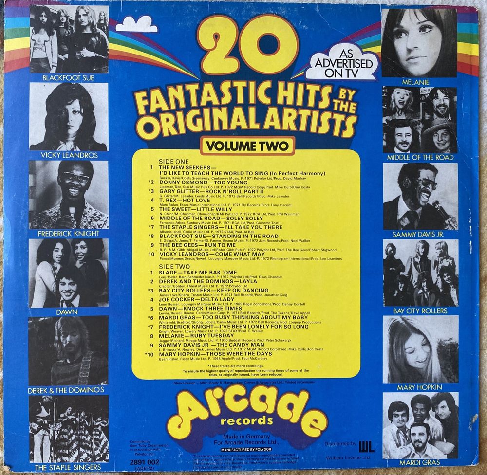 20 Fantastic Hits vol.2 winyl
