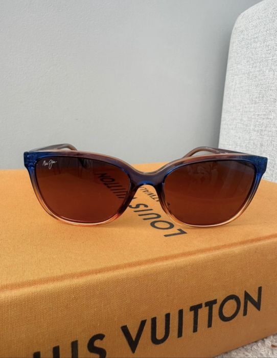 Óculos Maui Jim HONI originais (MJ0758S-003) com lentes polarizadas