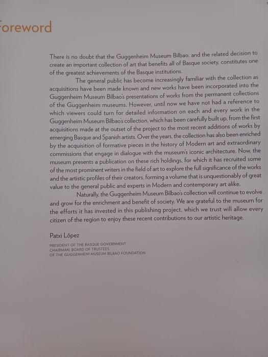 Book Guggenheim Museum Bilbao Collection
