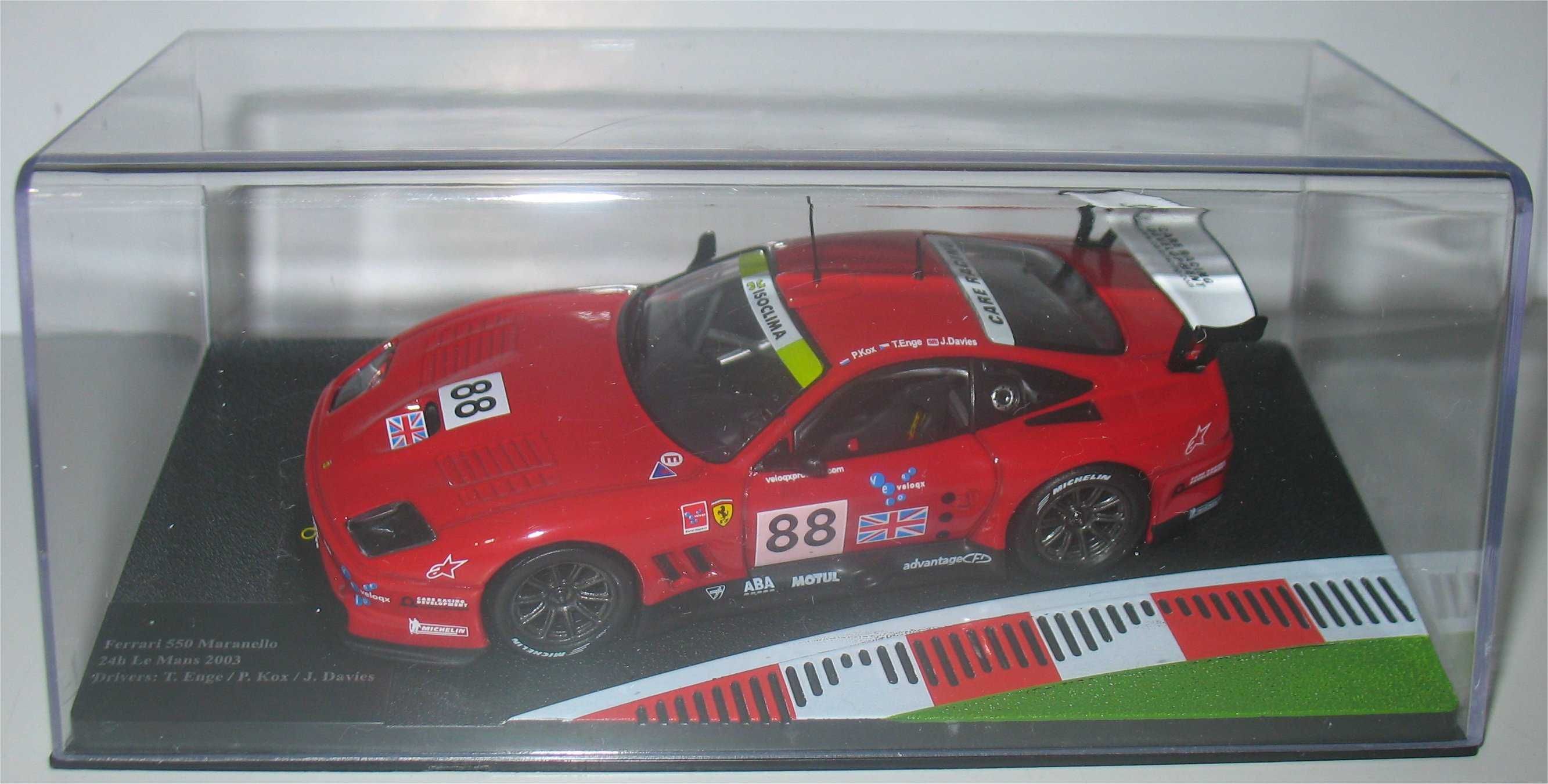 Ferrari 550 Maranello - Vencedor GTS Le Mans 2003 - Enge, Kox, Davies