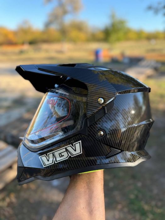 Кроссовый мото шлем размер М