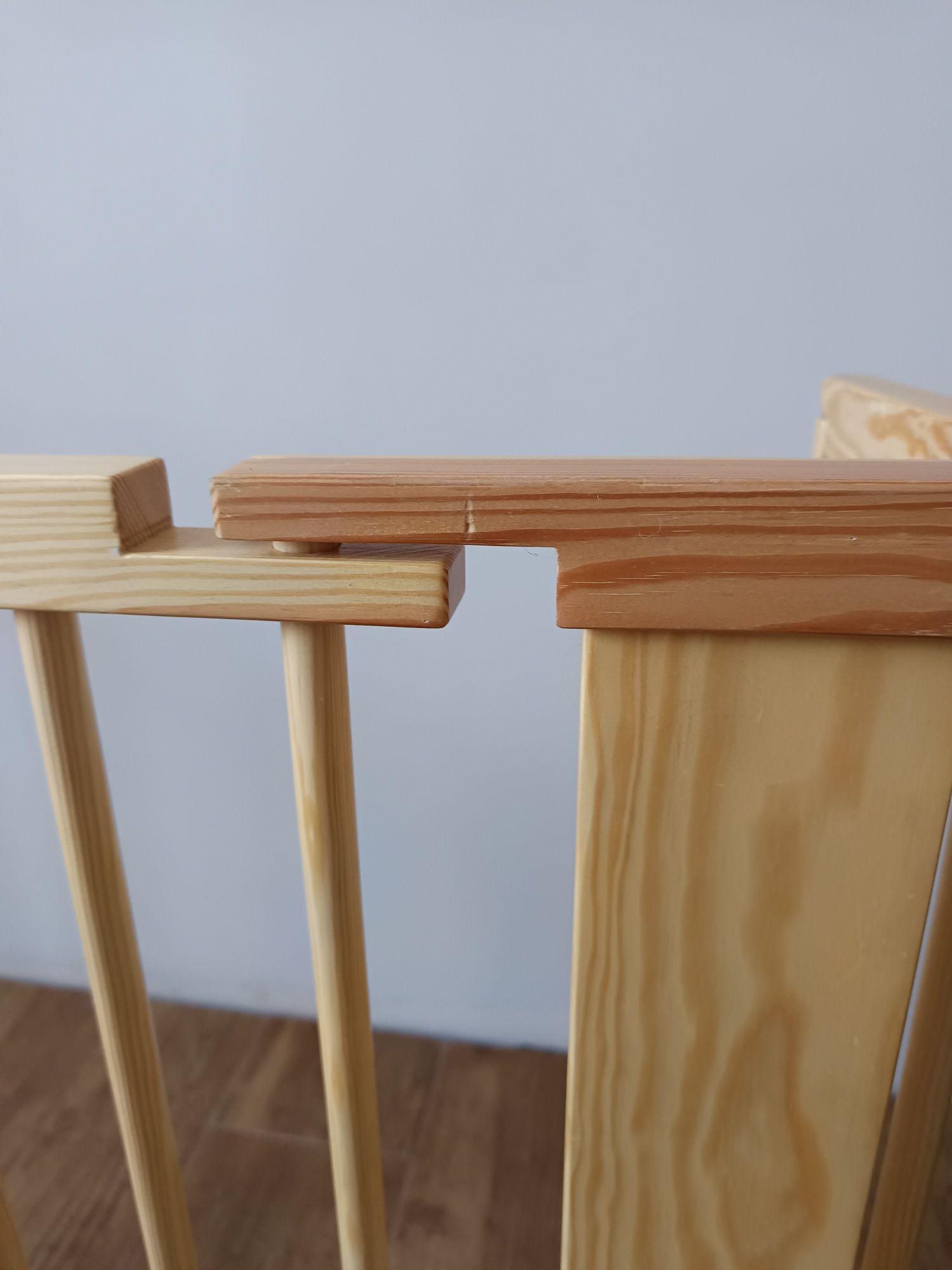 Drewniana bramka ochronna, łamana, do 160 cm