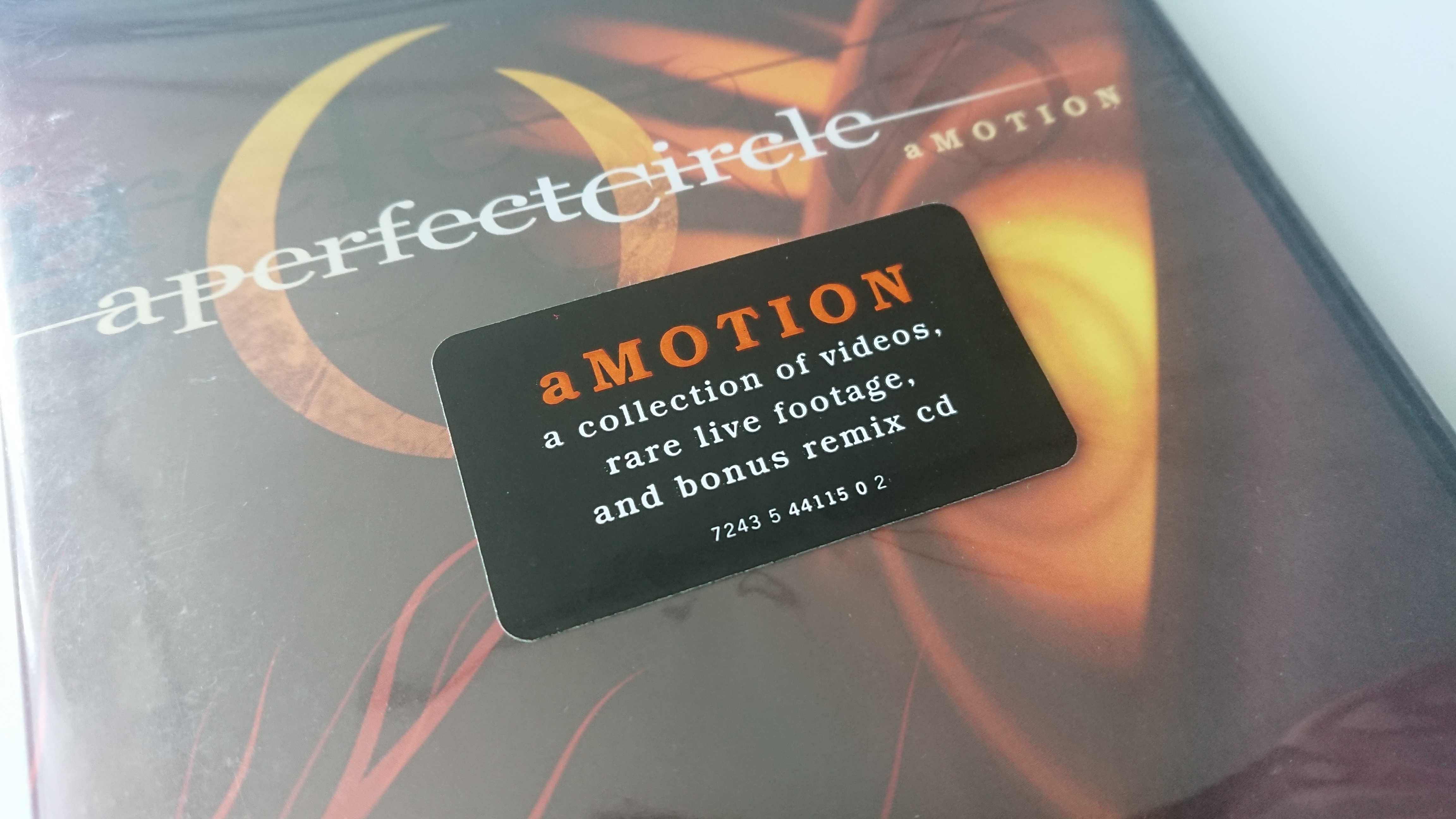 A Perfect Circle aMOTION CD+DVD *NOWA* 2004 Folia USA Sticker Tool EMI