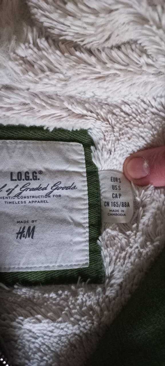 толстовка на меху  L.O.G.G. (H&M). Размер S, 165/ 88A
