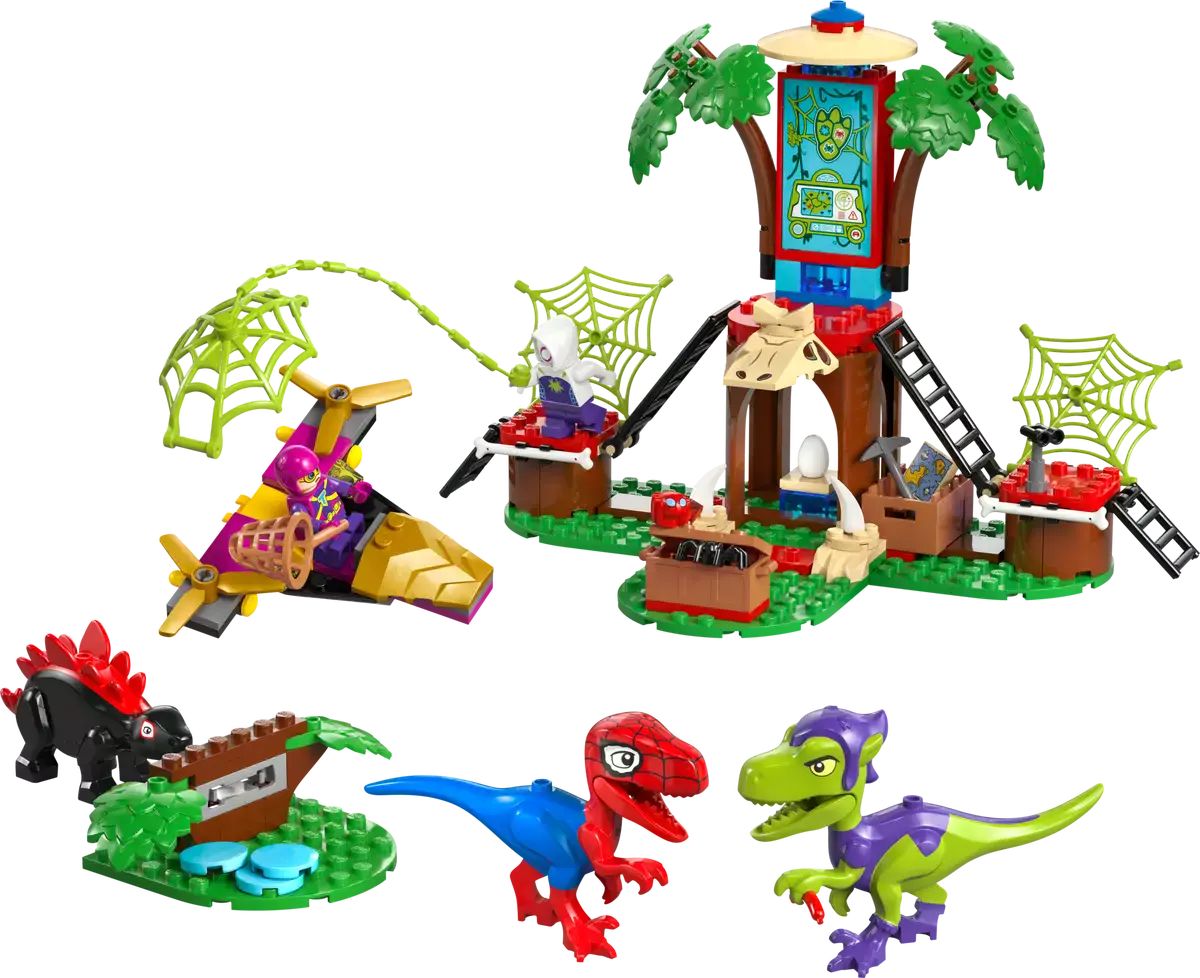 LEGO Marvel Bitwa Spidey’ego i Gobby’ego przy domku na drzewie 11200