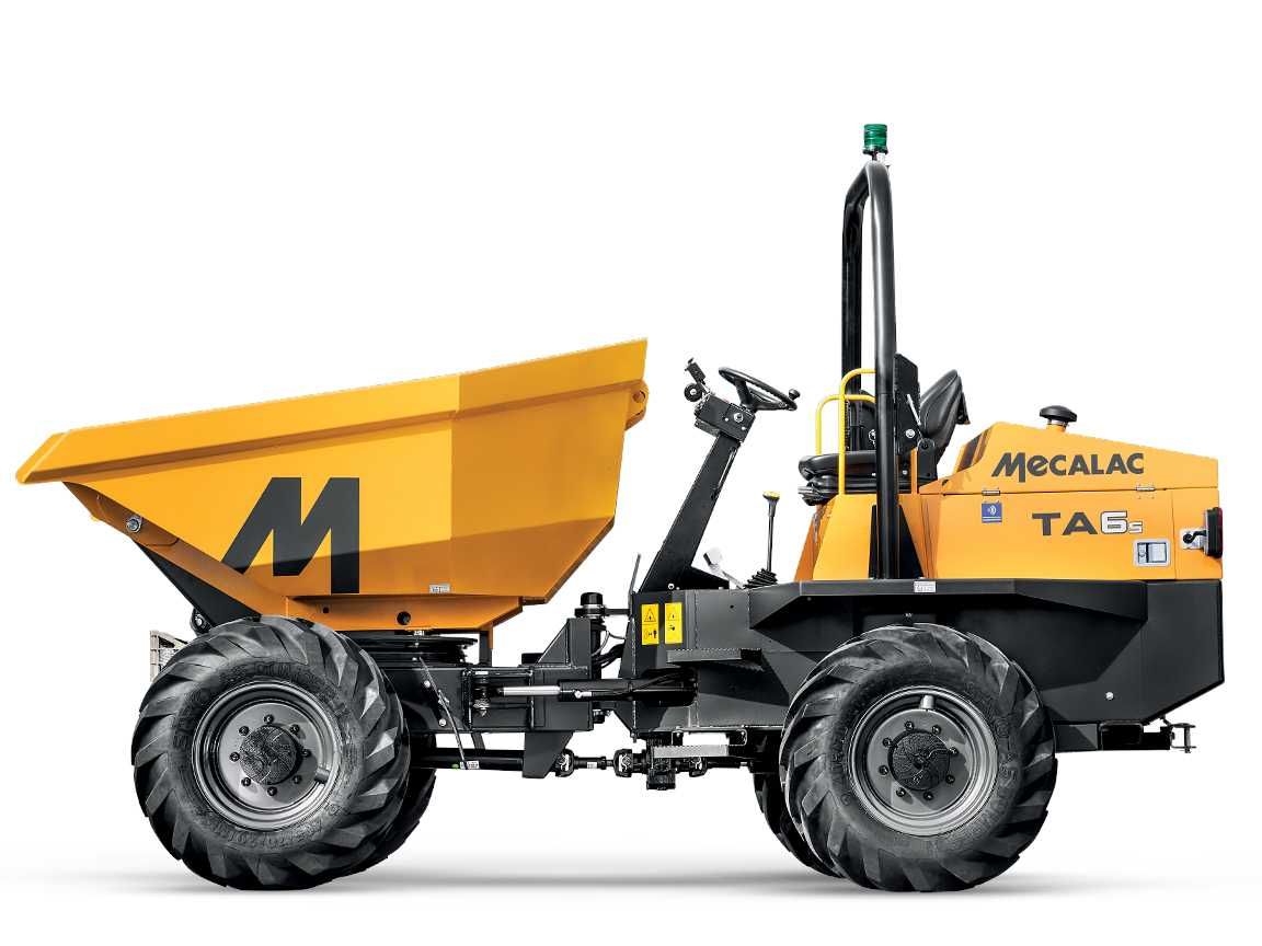 WYNAJEM - Wozidło budowlane obrotowe (koleba, wywrotka) MECALAC 6 ton