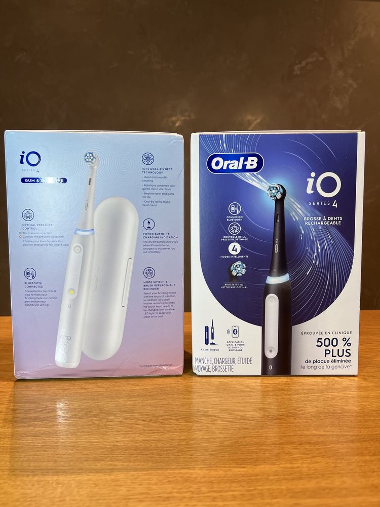 Зубна щітка Oral-B iO 4 White/ Black