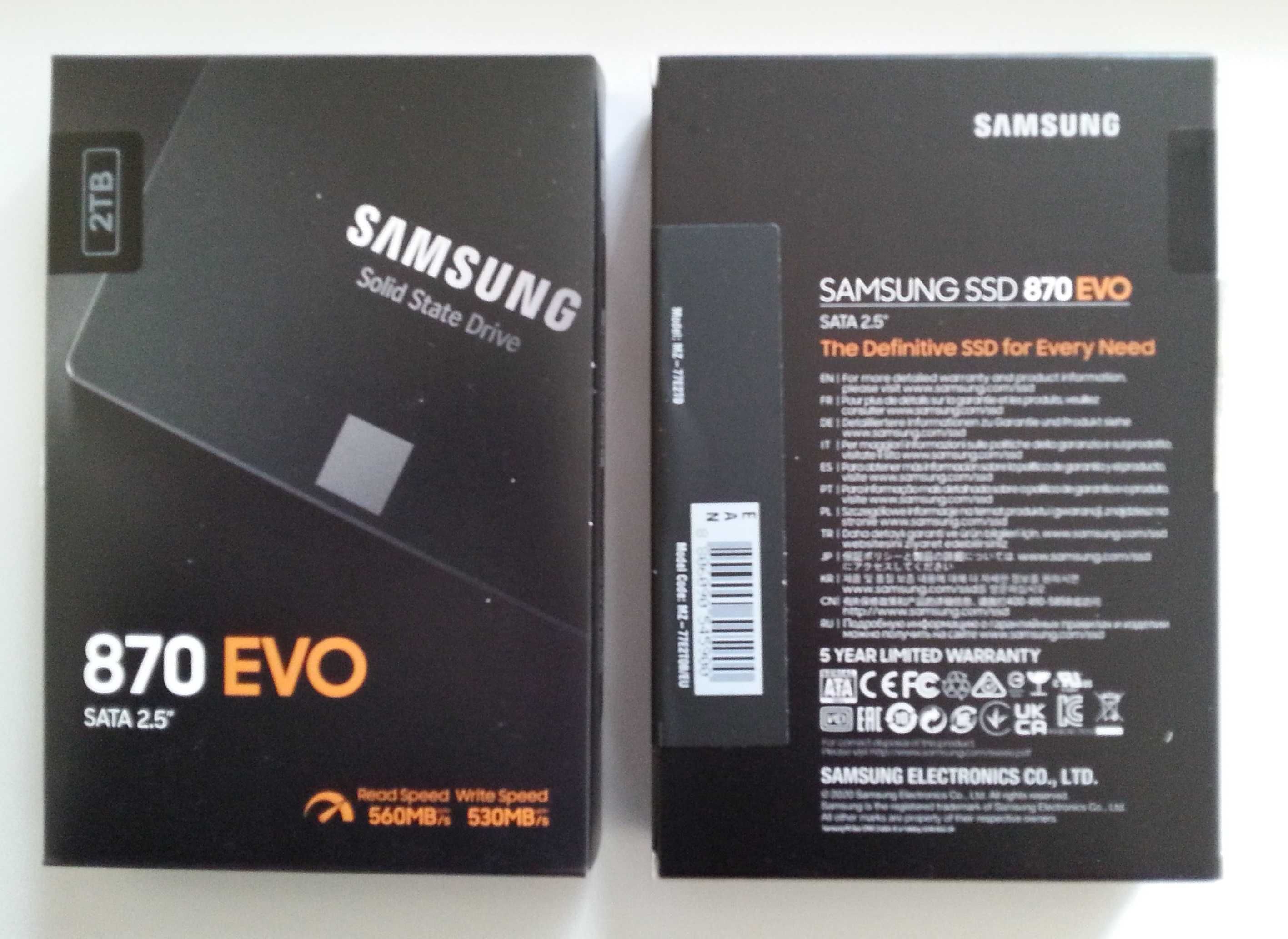 Nowy.Samsung 860 evo -1 tb. Inne modele foto