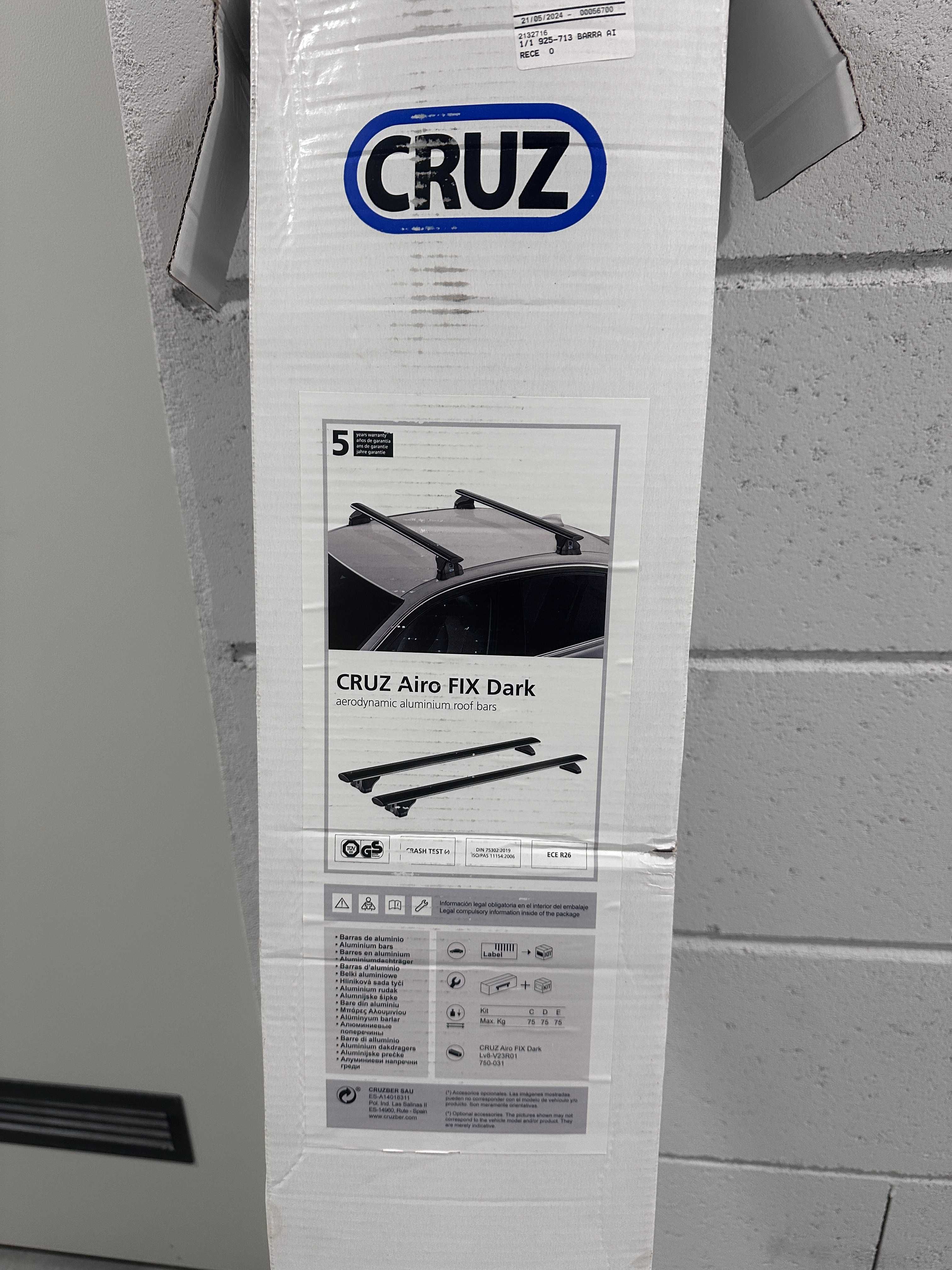 Kit de fixação barras de tejadilho CRUZ OPTIPLUS R.FIX 936-596