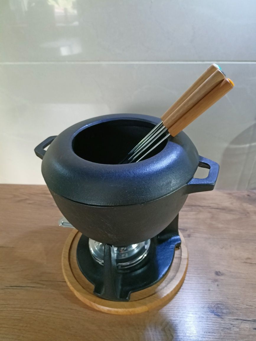 Zestaw do fondue żeliwne