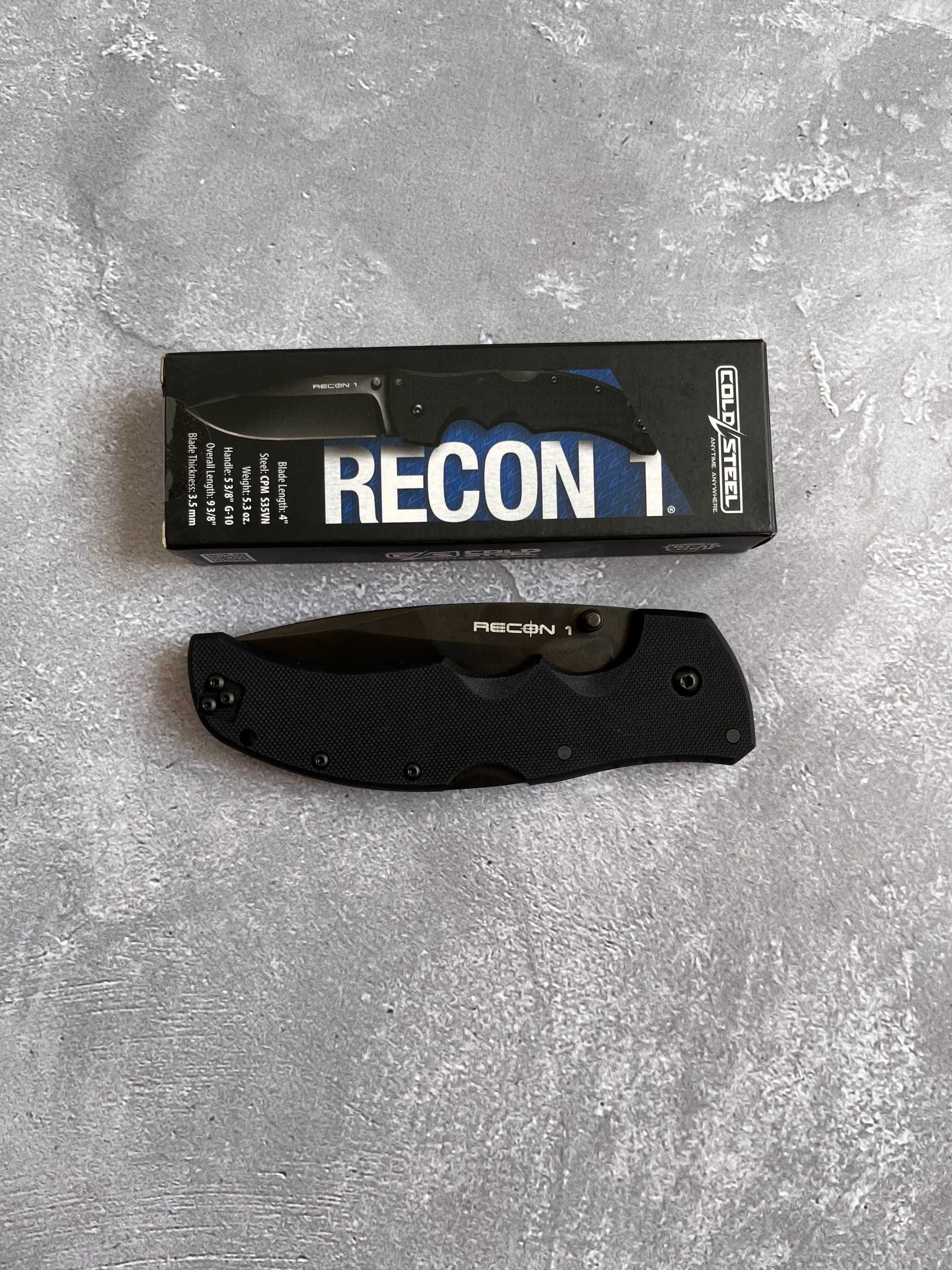 Складний ніж туристичний тактичний Cold Steel Recon 1 складной нож